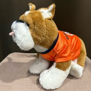 Build-A-Bear 16” Bulldog Plush Plushie (2014) Orange Denver Broncos NFL Jersey